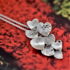 Love Heart Cluster Pendant