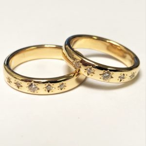 Diamond wedding rings